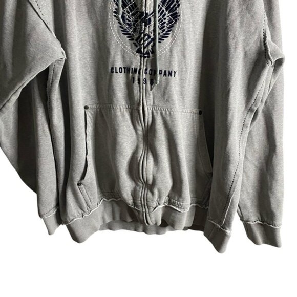 Vintage Enyce Limited Edition Men's Gray Sweatshirt Hoodie Jacket - Picture 3 of 9